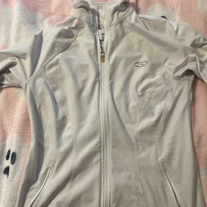 White RBX athletic jacket
